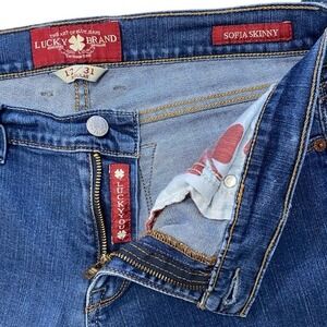Lucky Brand 12/31‎ Sofia Skinny Women Blue Medium Wash Jeans